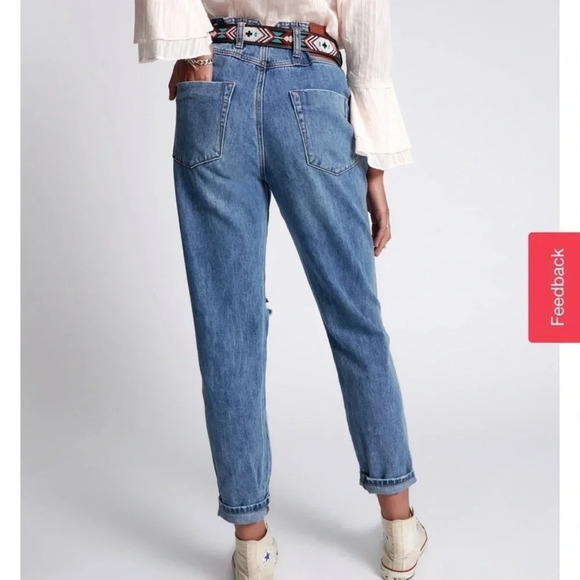 One Teaspoon Blue High Rise Women Jeans - Picture 6 of 13